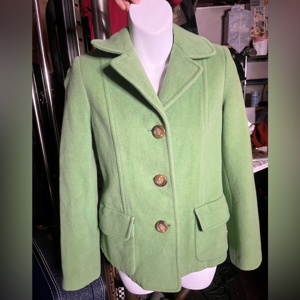 Vintage Inspired Green Coat